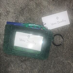 Vera Bradley Emerald Green ID Holder